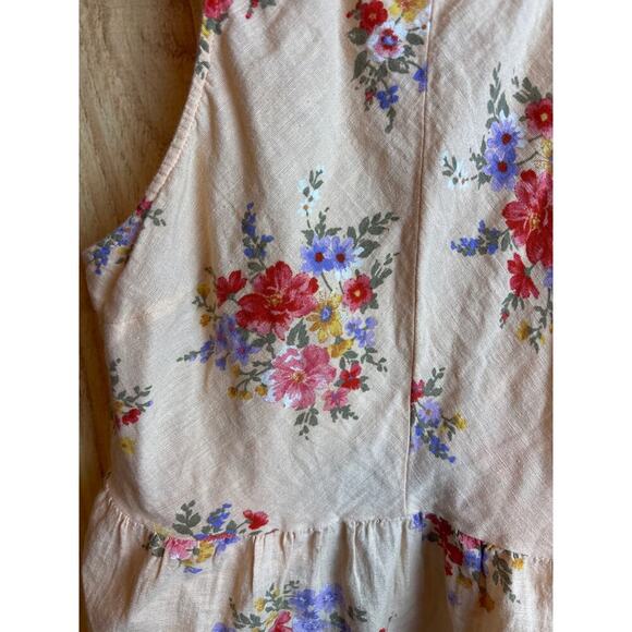 American Eagle Boho Floral Tiered Tank Top Blouse Women's Size L - Picture 2 of 8